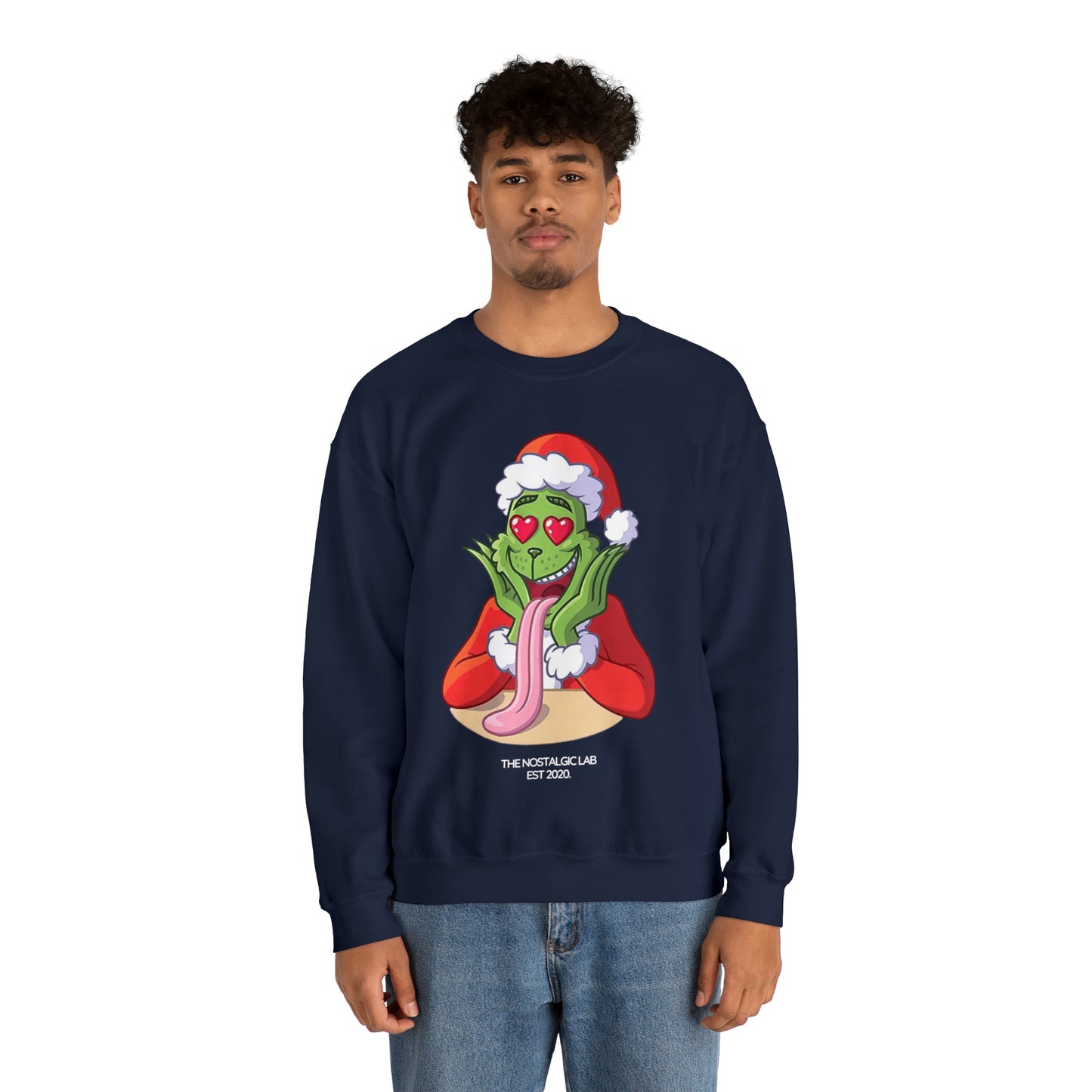 Grinch Heart Eyes Crewneck Sweatshirt