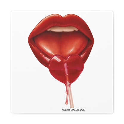 Heart Lolly Gallery Canvas