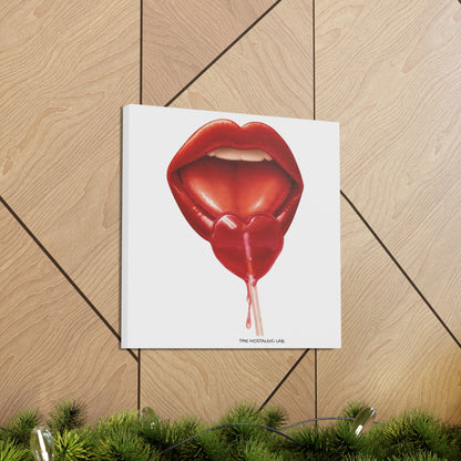 Heart Lolly Gallery Canvas