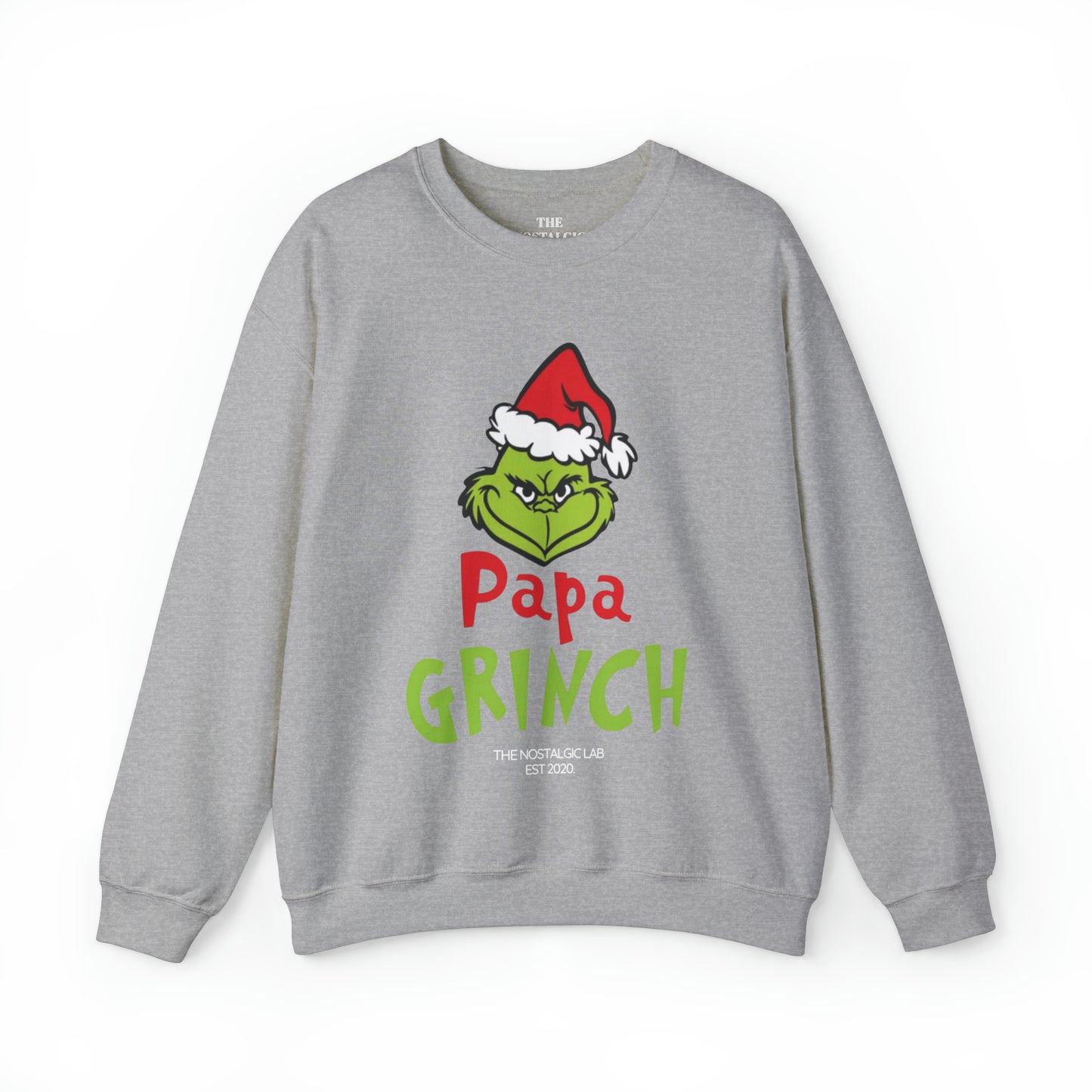 Papa Grinch Unisex Crewneck Sweatshirt