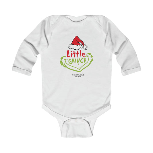 Little Grinch Infant Long Sleeve Bodysuit