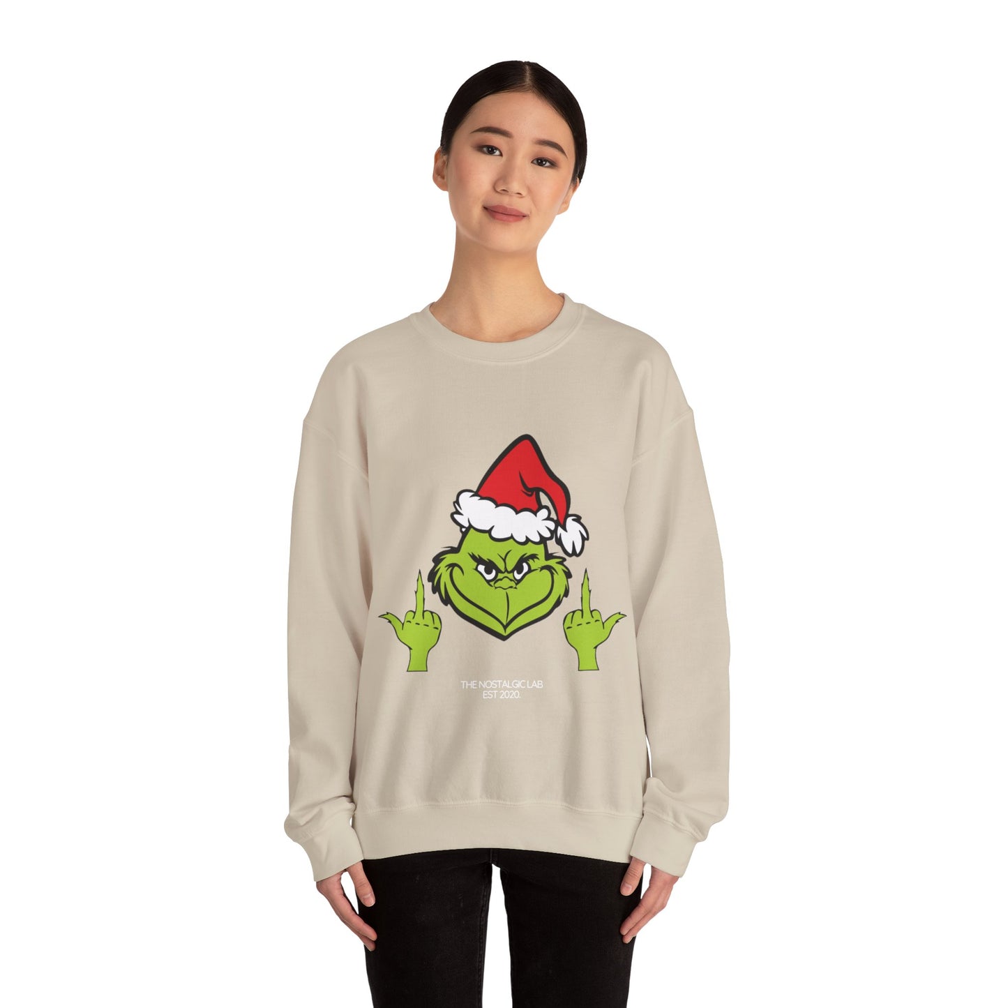 Grinch Finger Unisex Crewneck Sweatshirt