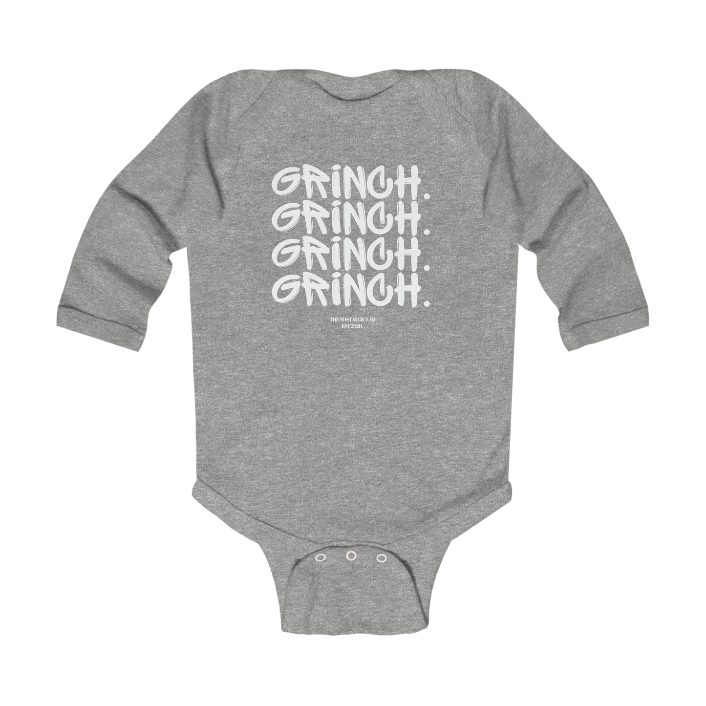 Grinch Graffiti Infant Long Sleeve Bodysuit