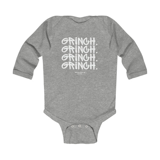 Grinch Graffiti Infant Long Sleeve Bodysuit