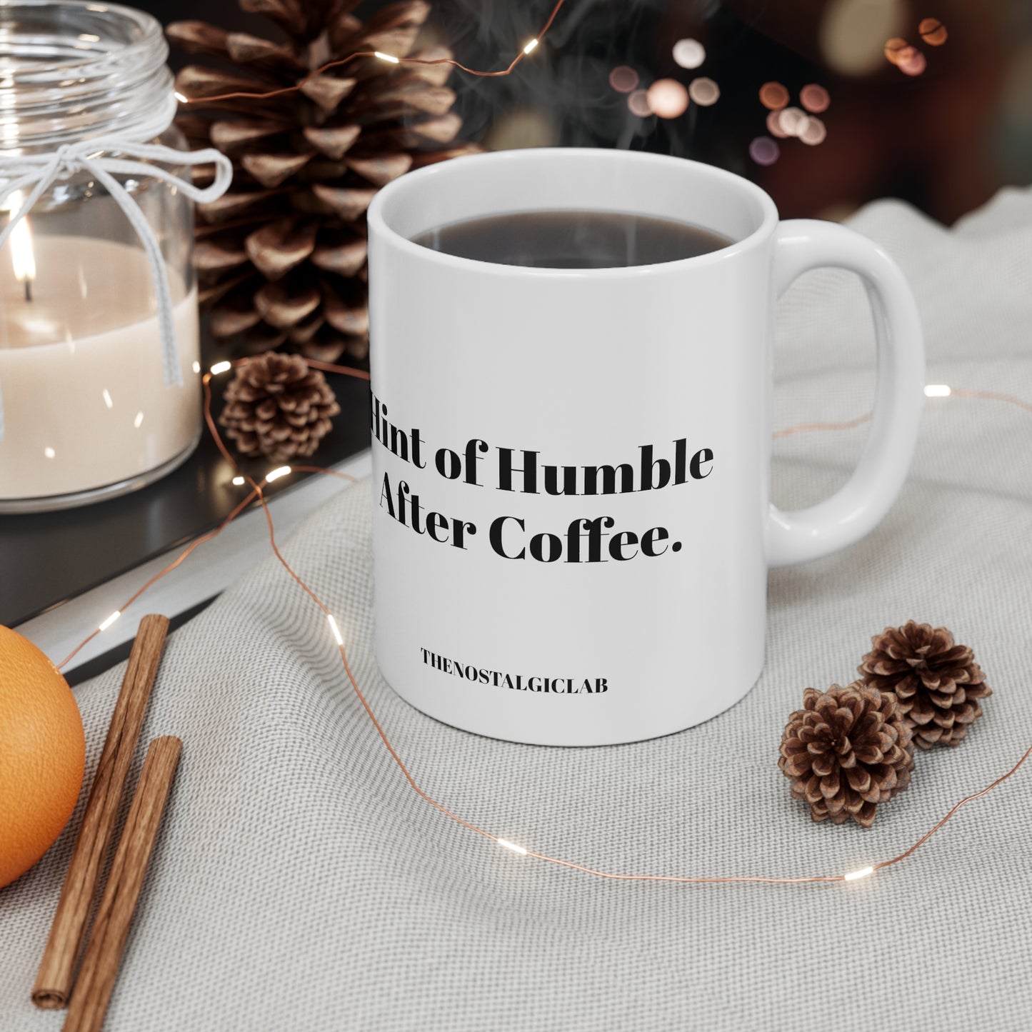 Before and After Coffee Ceramic Mug 11oz