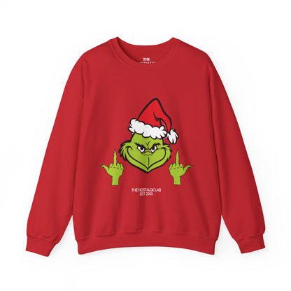 Grinch Finger Unisex Crewneck Sweatshirt