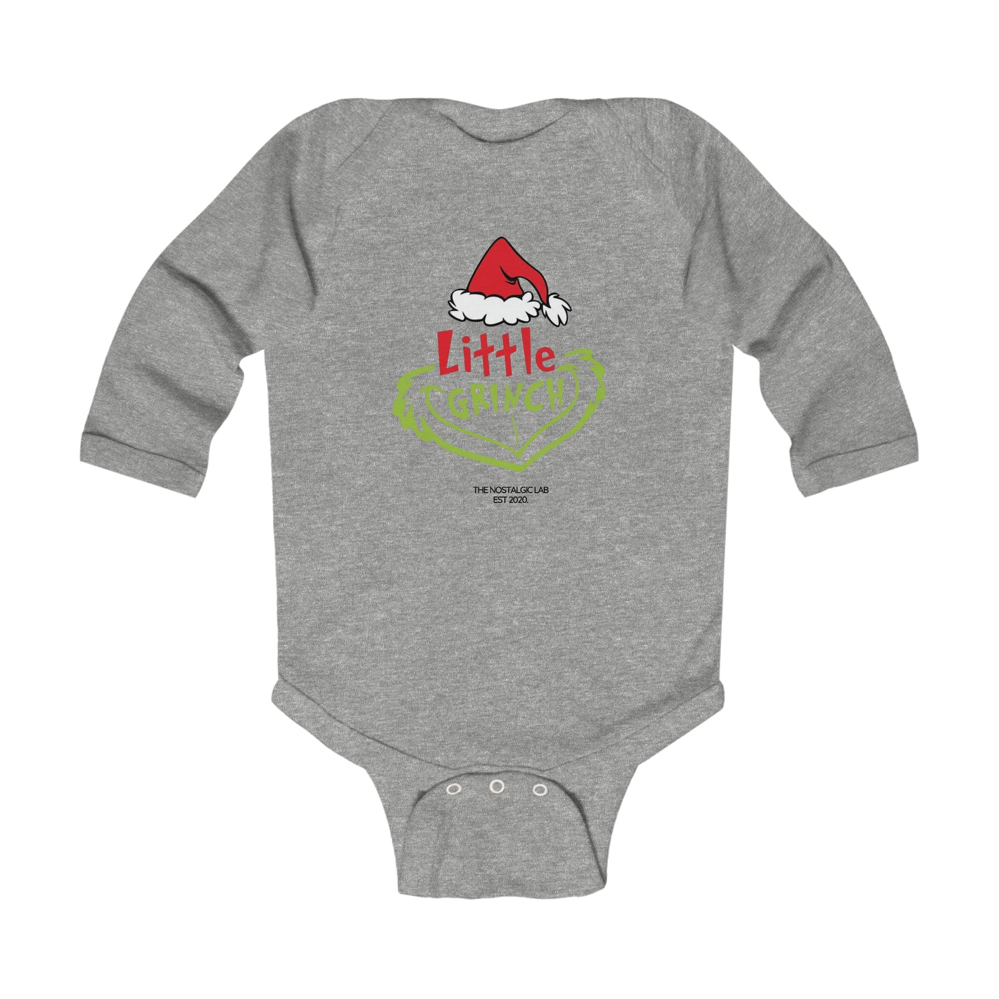 Little Grinch Infant Long Sleeve Bodysuit