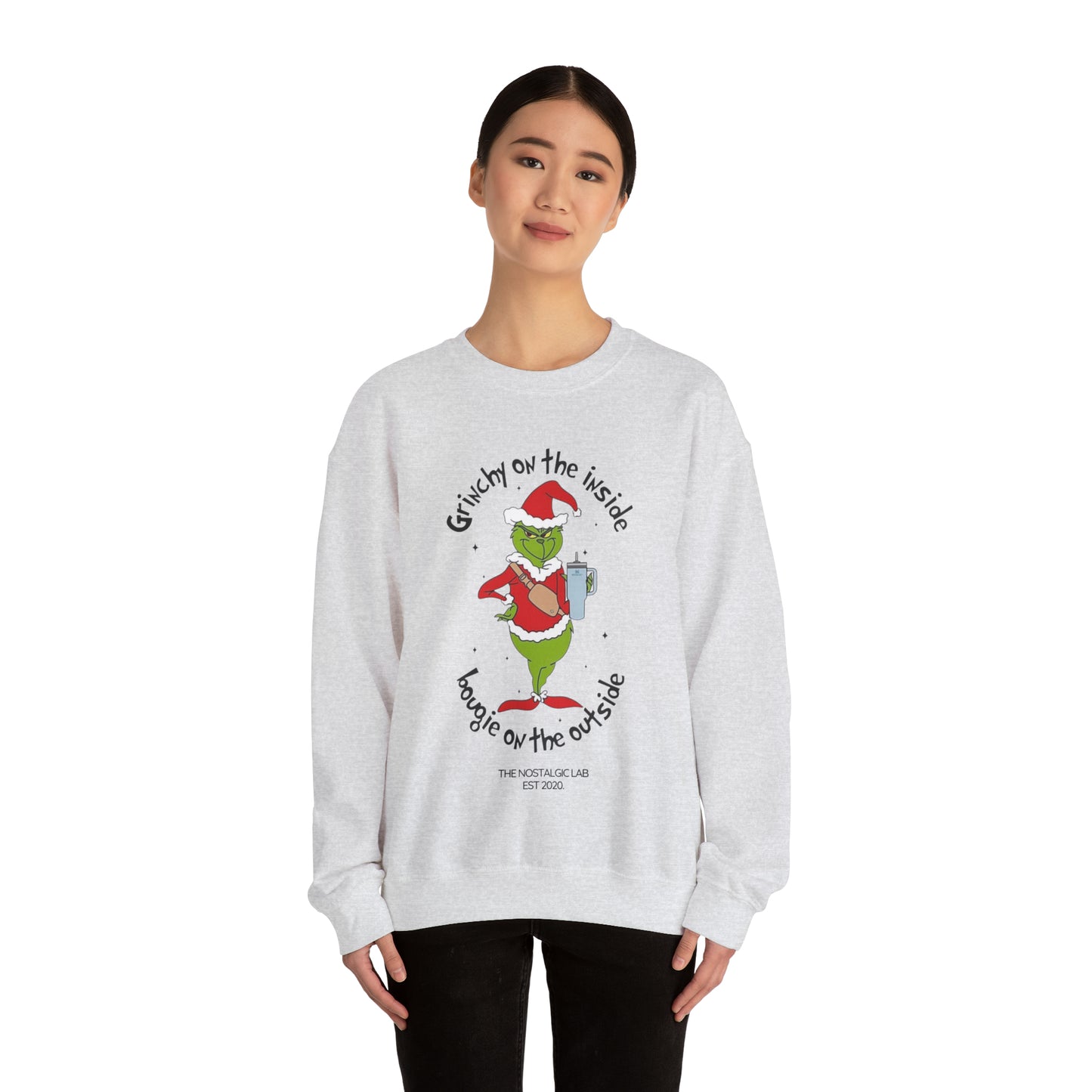 Bougie Grinch Unisex Crewneck Sweatshirt