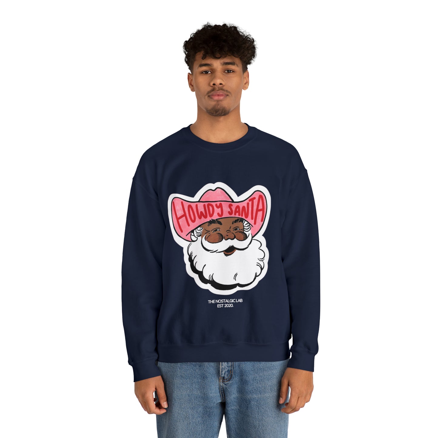 Howdy Santa Unisex Crewneck Sweatshirt