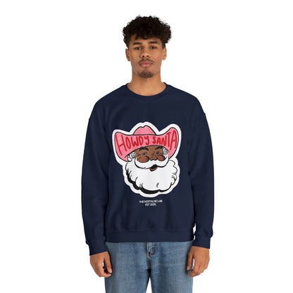 Howdy Santa Unisex Crewneck Sweatshirt