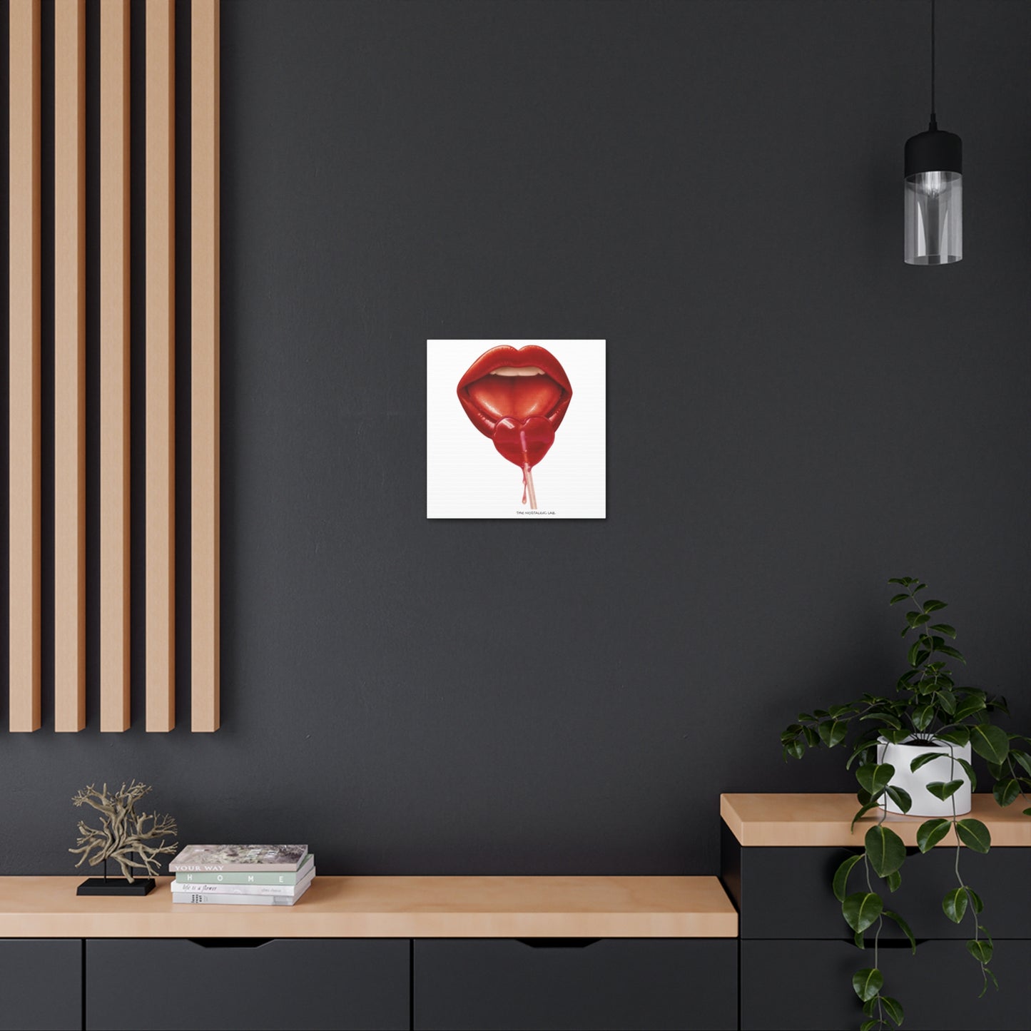 Heart Lolly Gallery Canvas