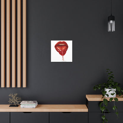 Heart Lolly Gallery Canvas