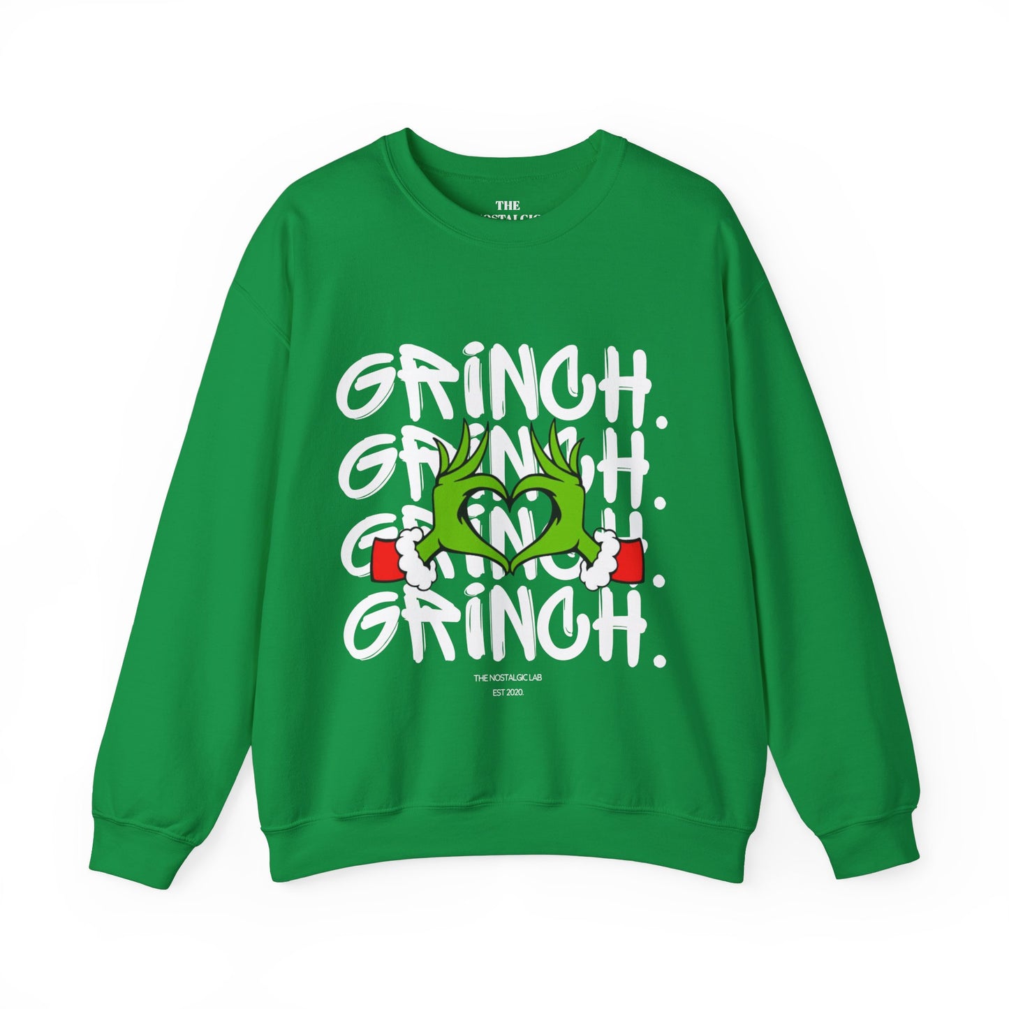 Grinch Heart Unisex Crewneck Sweatshirt