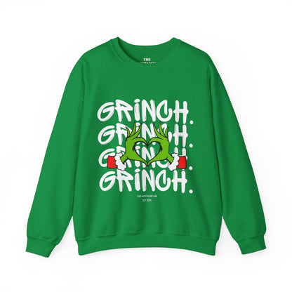 Grinch Heart Unisex Crewneck Sweatshirt