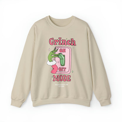 Grinch Mode Unisex Crewneck Sweatshirt