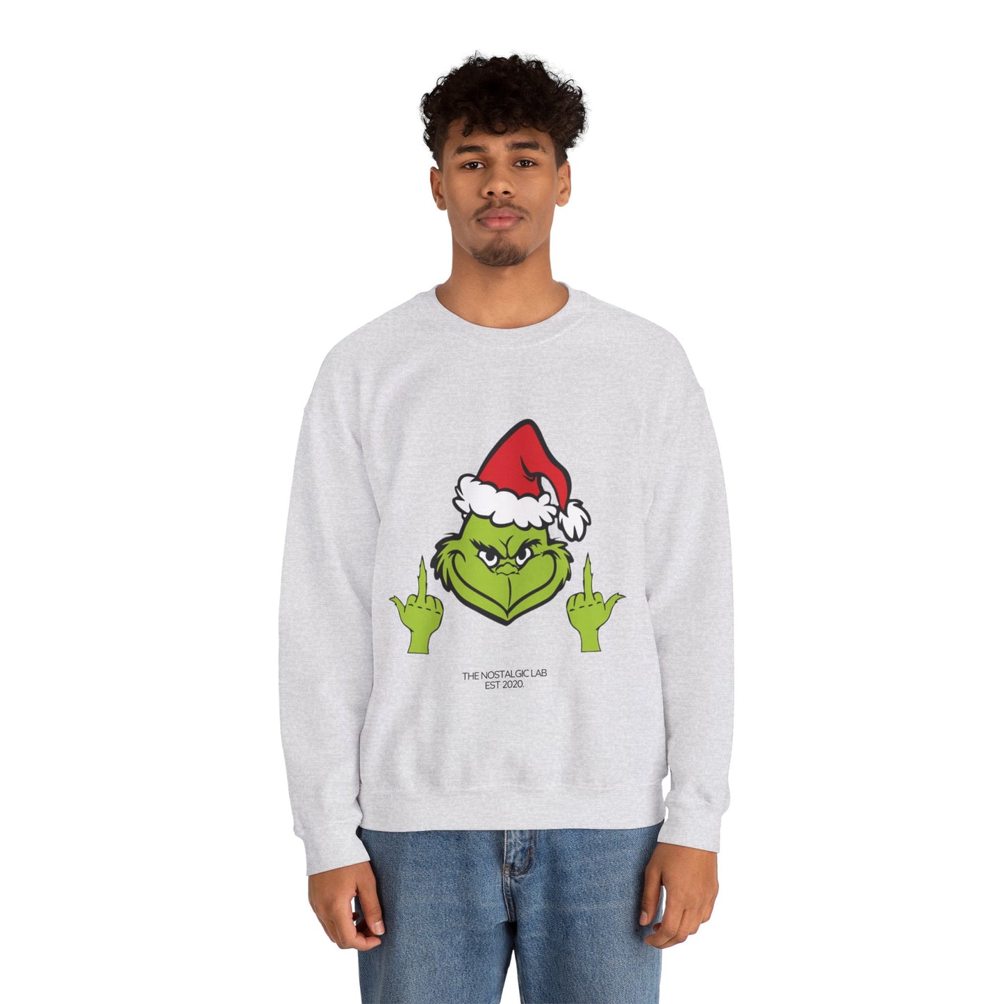 Grinch Finger Unisex Crewneck Sweatshirt