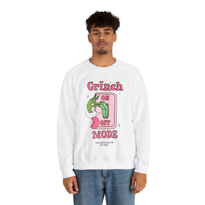 Grinch Mode Unisex Crewneck Sweatshirt