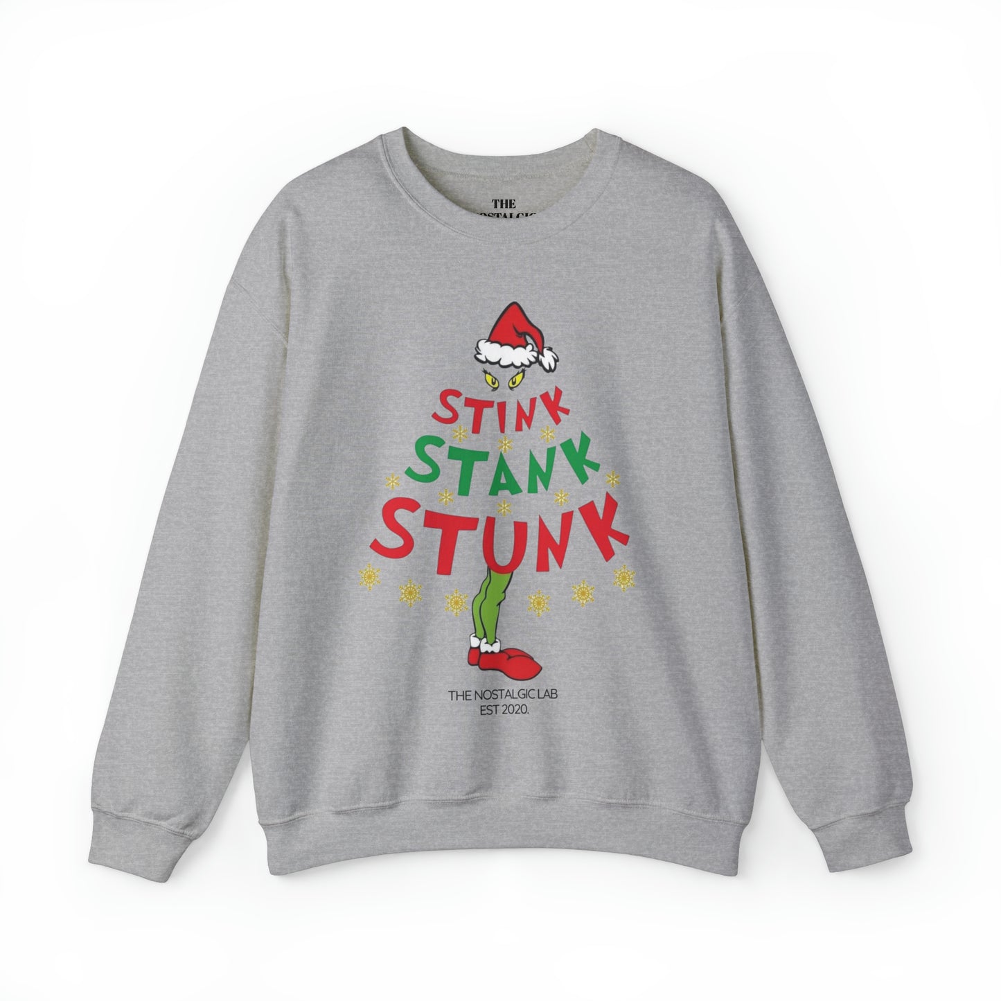 Stink Stank Stunk Grinch Unisex Crewneck Sweatshirt