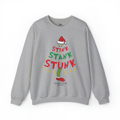 Stink Stank Stunk Grinch Unisex Crewneck Sweatshirt