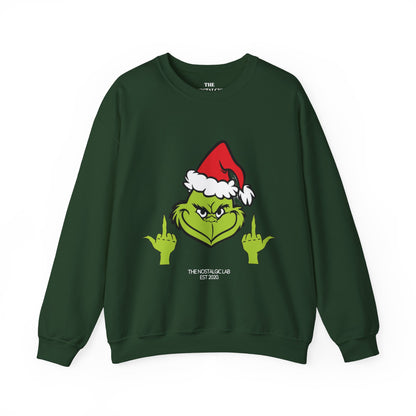 Grinch Finger Unisex Crewneck Sweatshirt