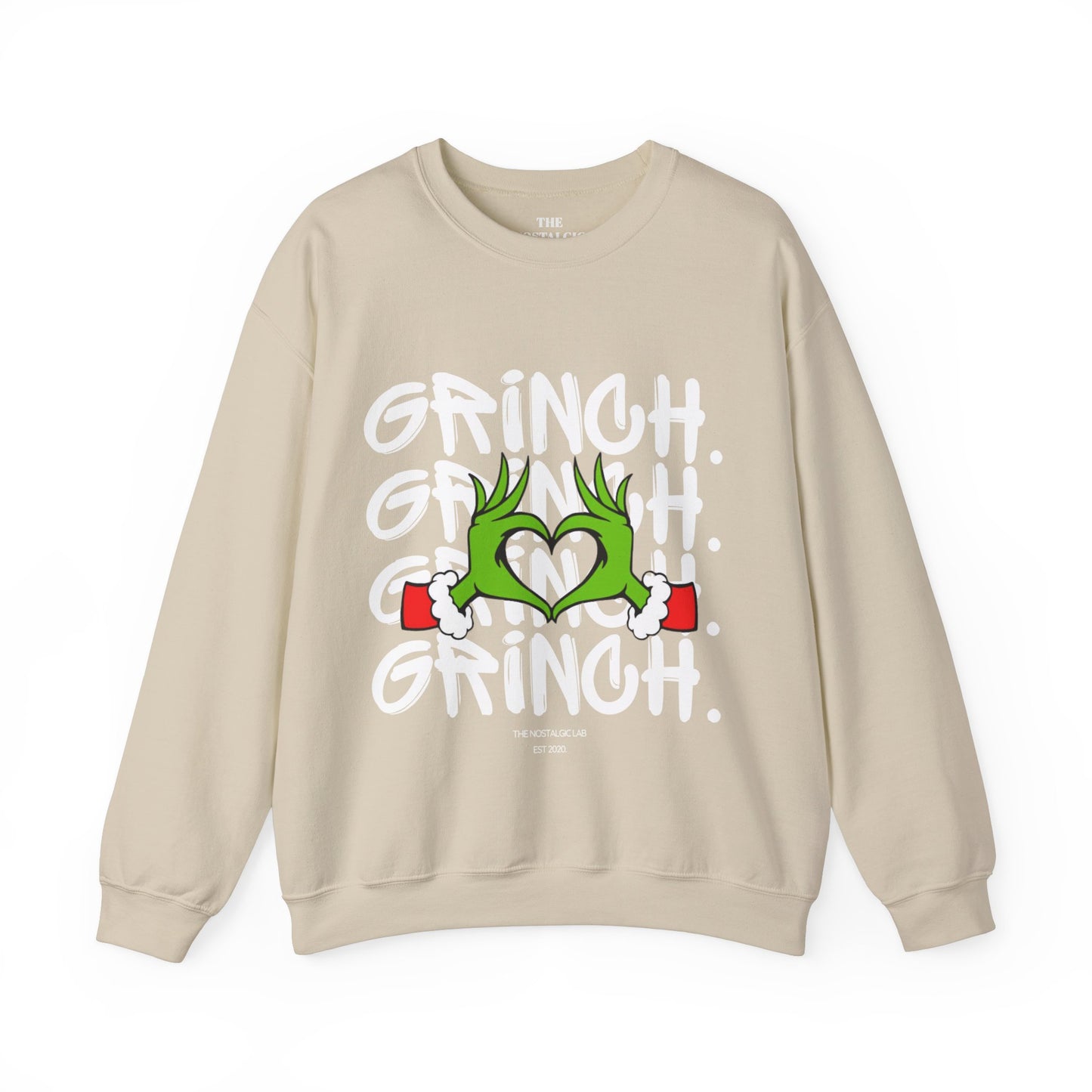 Grinch Heart Unisex Crewneck Sweatshirt