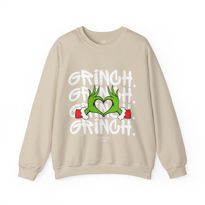 Grinch Heart Unisex Crewneck Sweatshirt