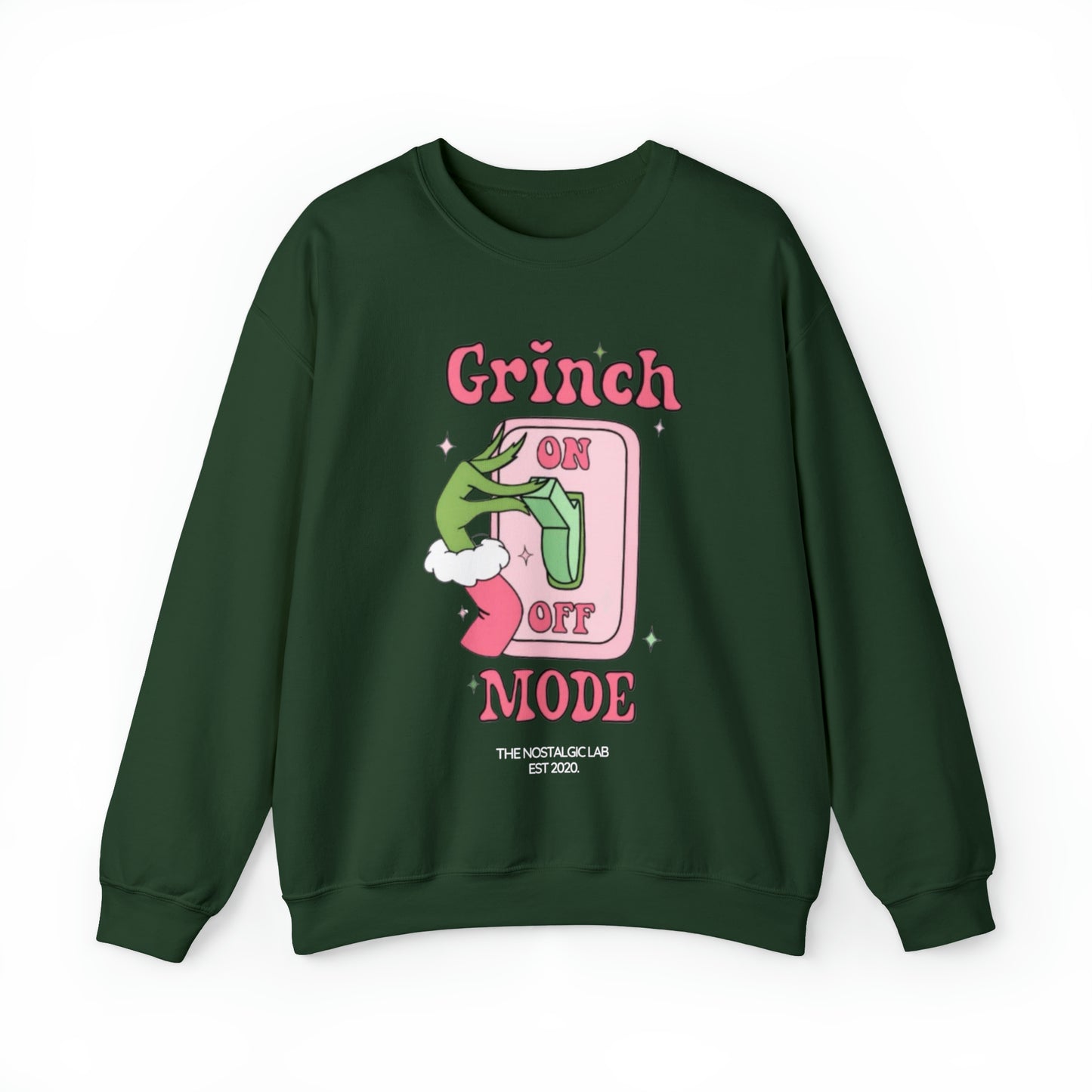 Grinch Mode Unisex Crewneck Sweatshirt