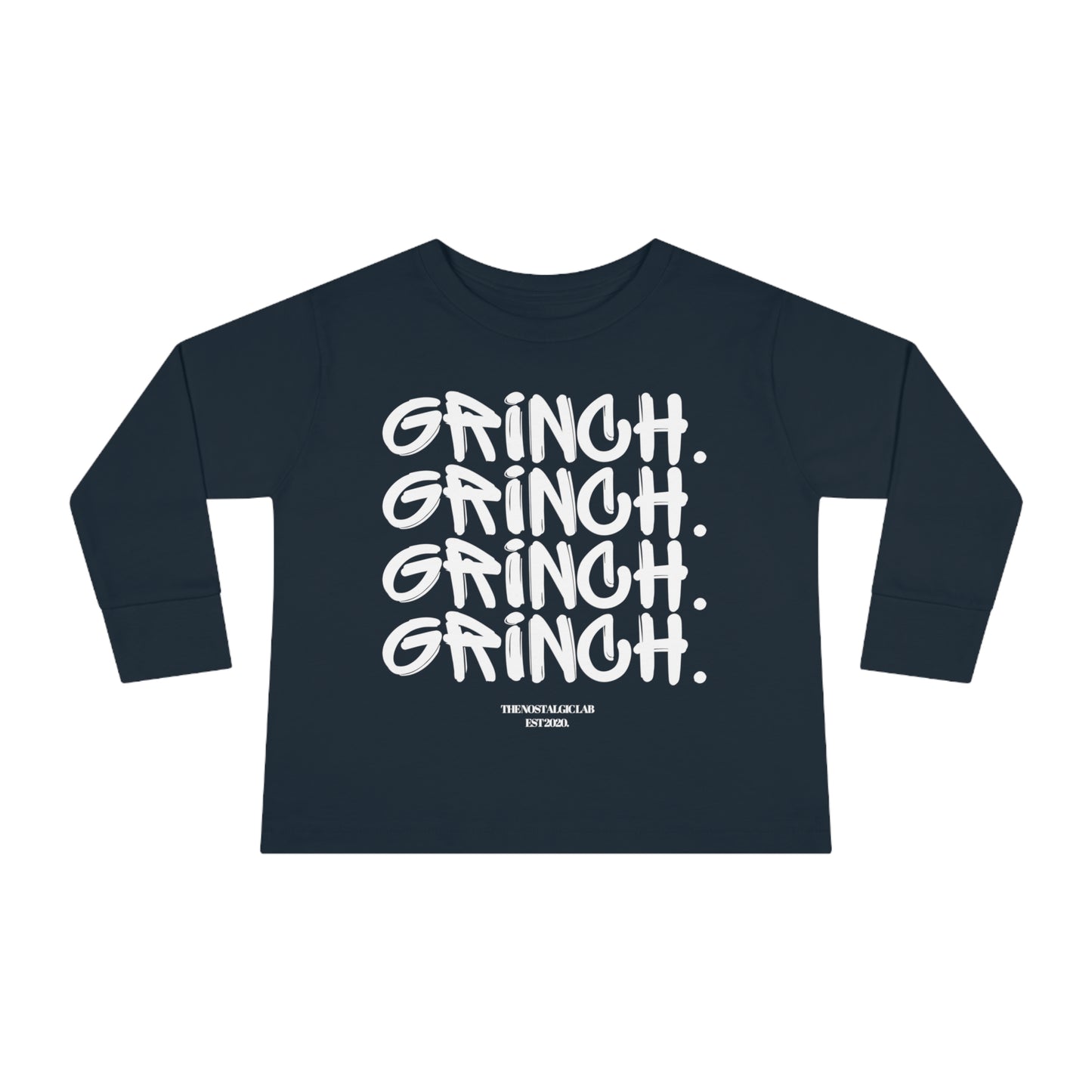 Grinch Graffiti Toddler Long Sleeve Tee