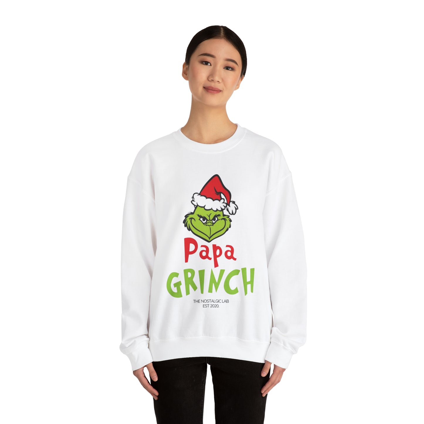 Papa Grinch Unisex Crewneck Sweatshirt