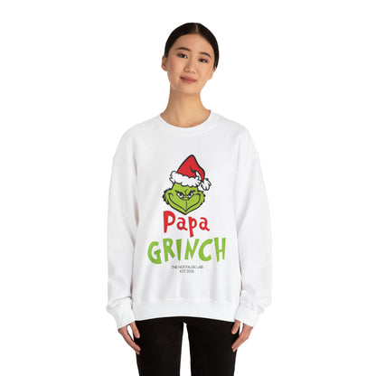 Papa Grinch Unisex Crewneck Sweatshirt