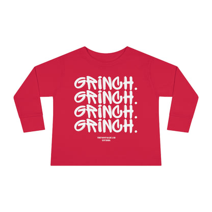 Grinch Graffiti Toddler Long Sleeve Tee