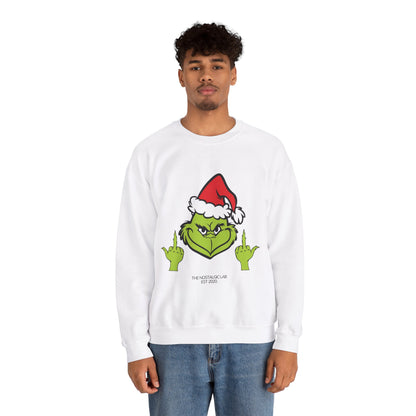 Grinch Finger Unisex Crewneck Sweatshirt