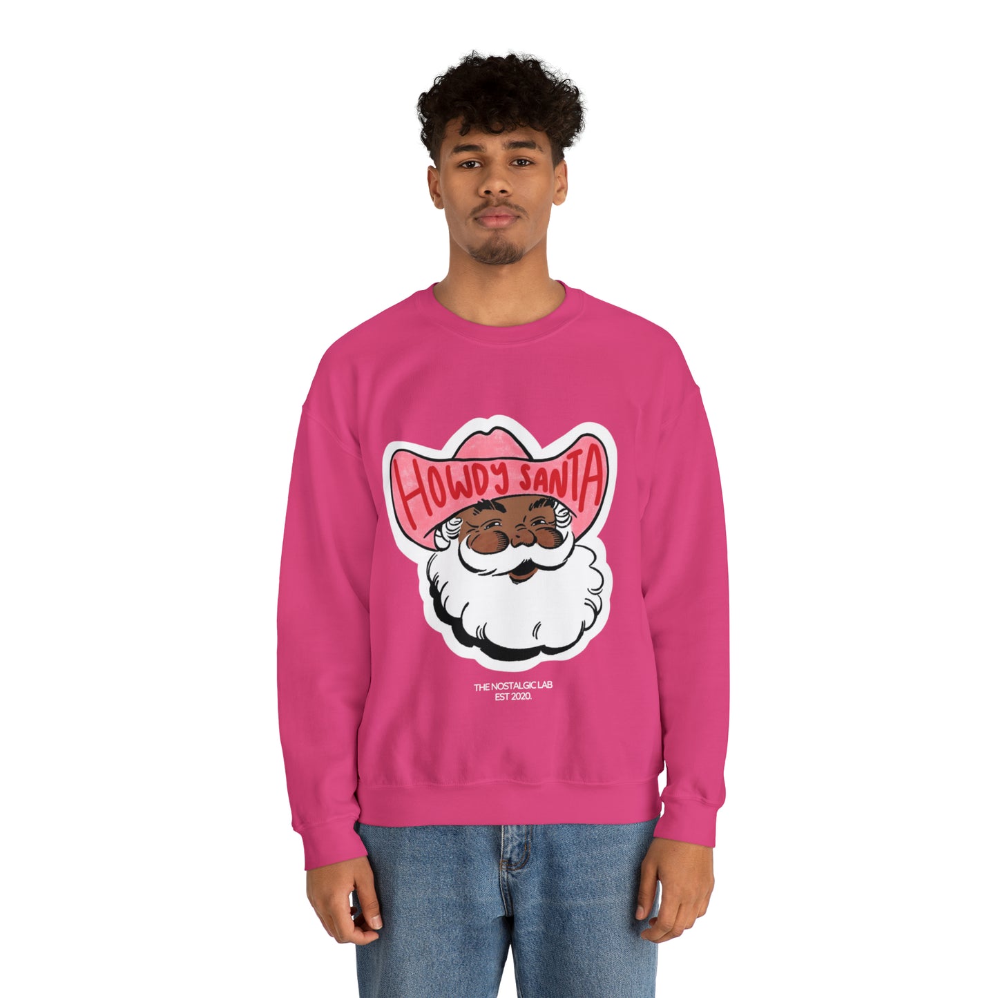Howdy Santa Unisex Crewneck Sweatshirt
