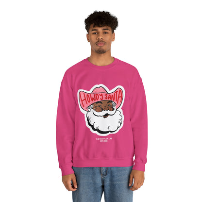 Howdy Santa Unisex Crewneck Sweatshirt