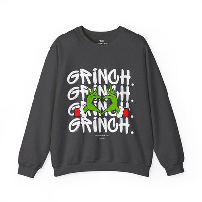Grinch Heart Unisex Crewneck Sweatshirt