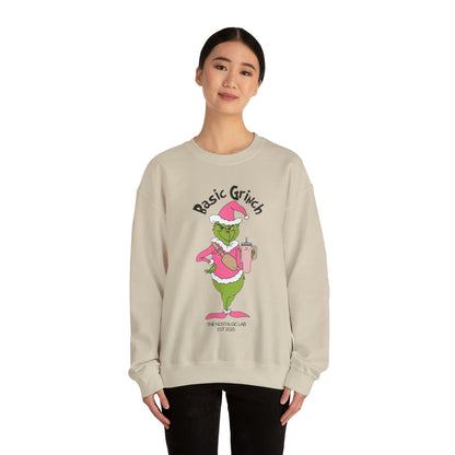 Basic Grinch Unisex Crewneck Sweatshirt