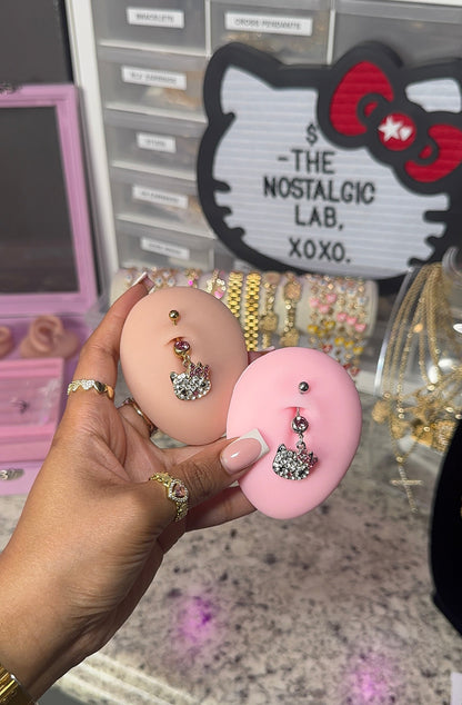 HK Face Belly Ring