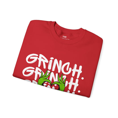 Grinch Heart Unisex Crewneck Sweatshirt