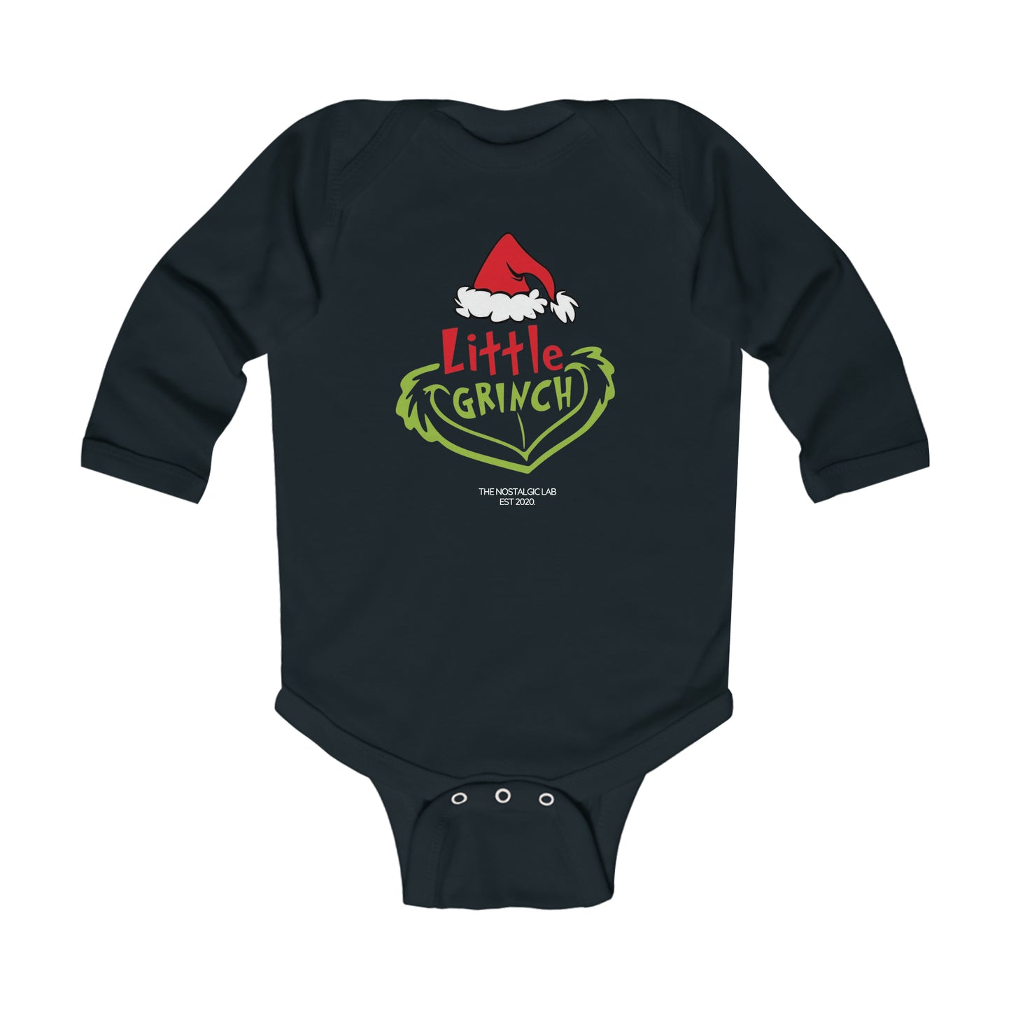 Little Grinch Infant Long Sleeve Bodysuit
