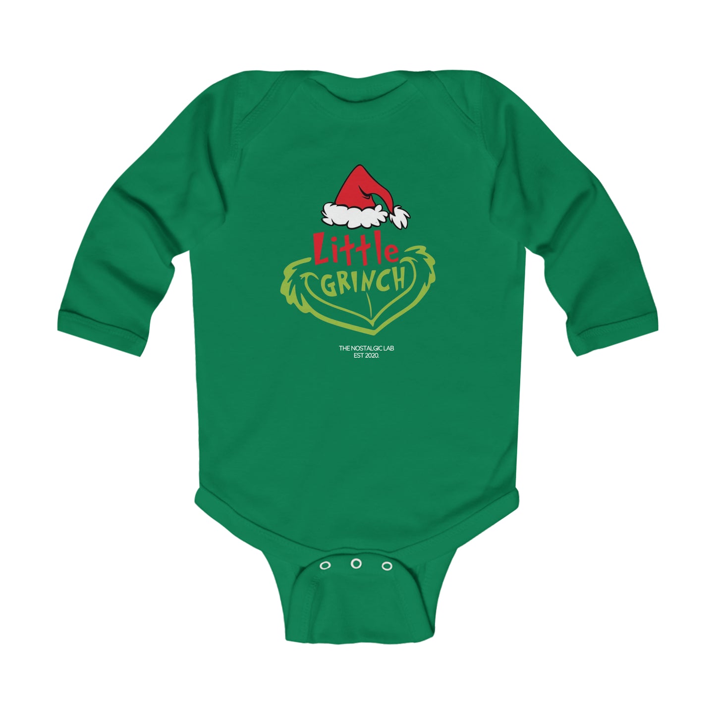 Little Grinch Infant Long Sleeve Bodysuit