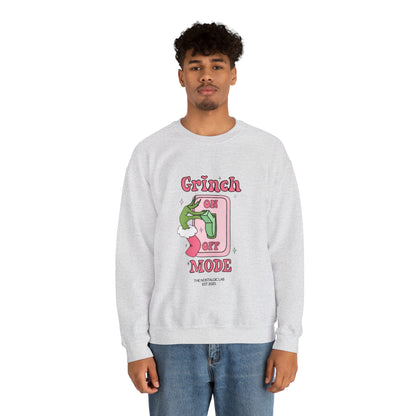 Grinch Mode Unisex Crewneck Sweatshirt