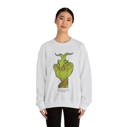 Grinchy Grin Unisex Crewneck Sweatshirt