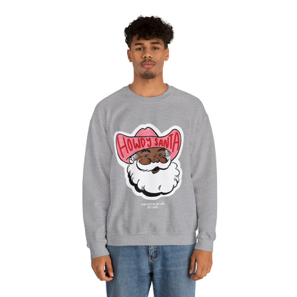 Howdy Santa Unisex Crewneck Sweatshirt