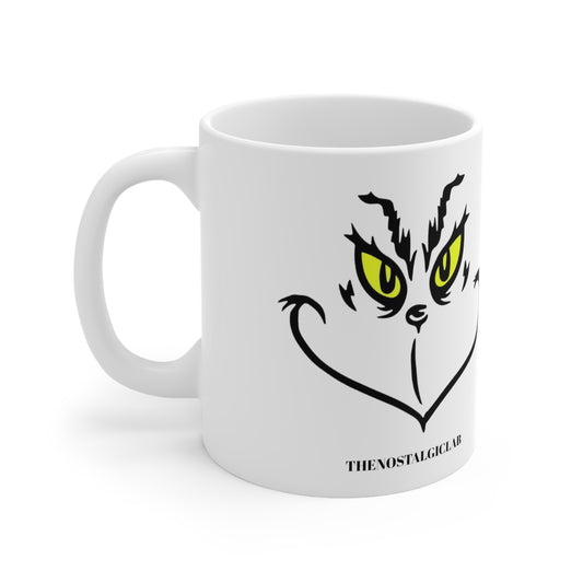 Grinch Face Ceramic Mug 11oz