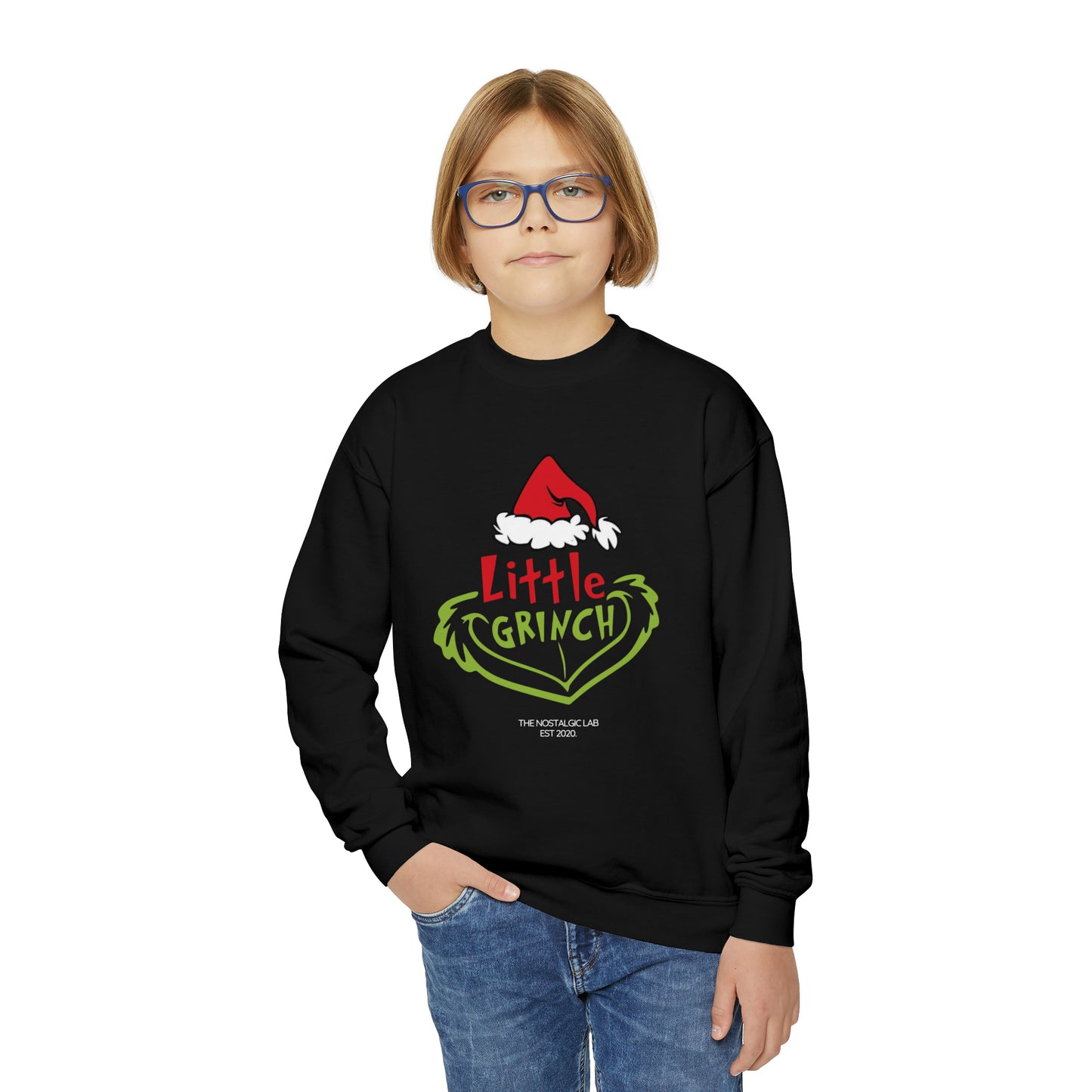 Little Grinch Youth Crewneck Sweatshirt