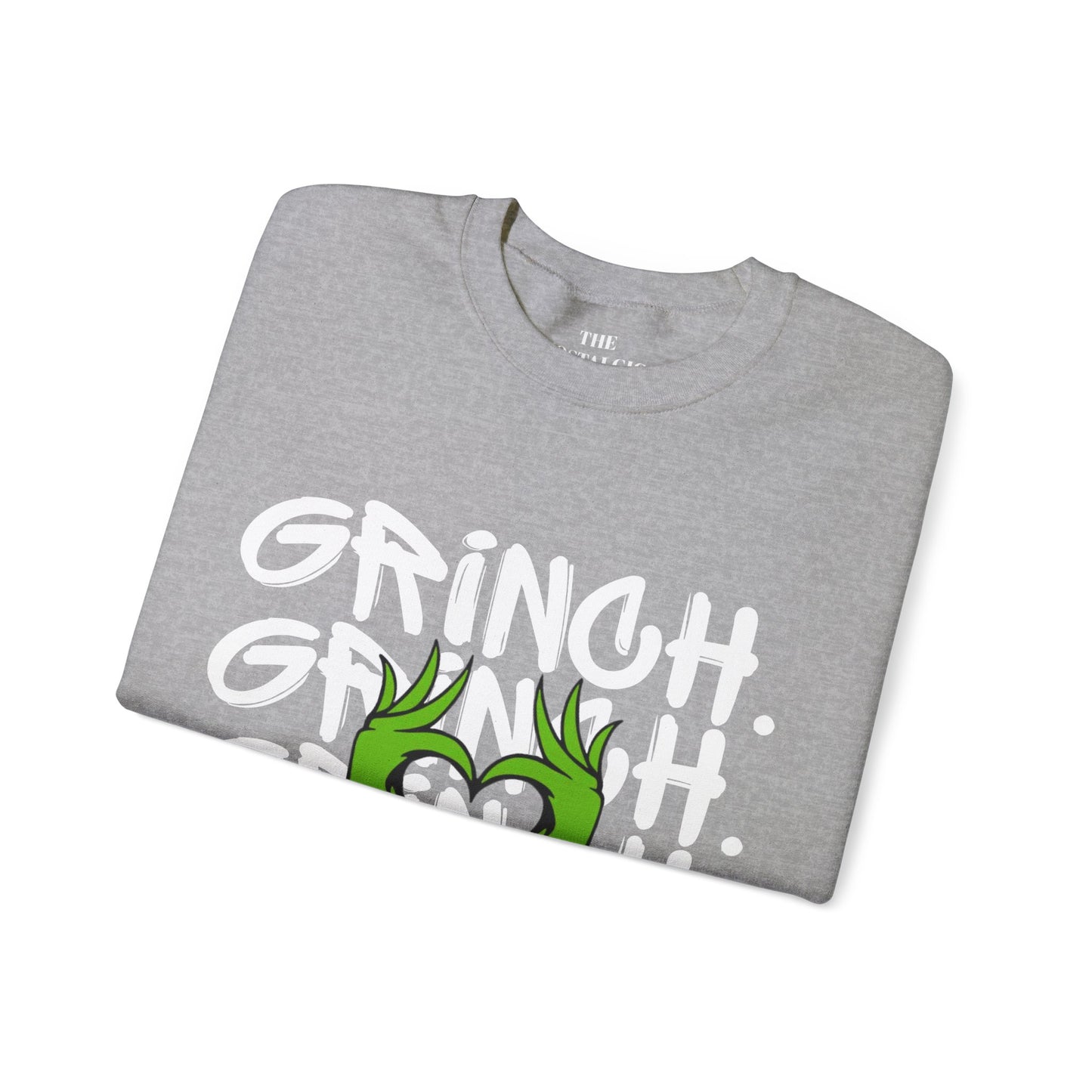 Grinch Heart Unisex Crewneck Sweatshirt