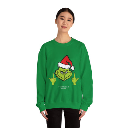 Grinch Finger Unisex Crewneck Sweatshirt