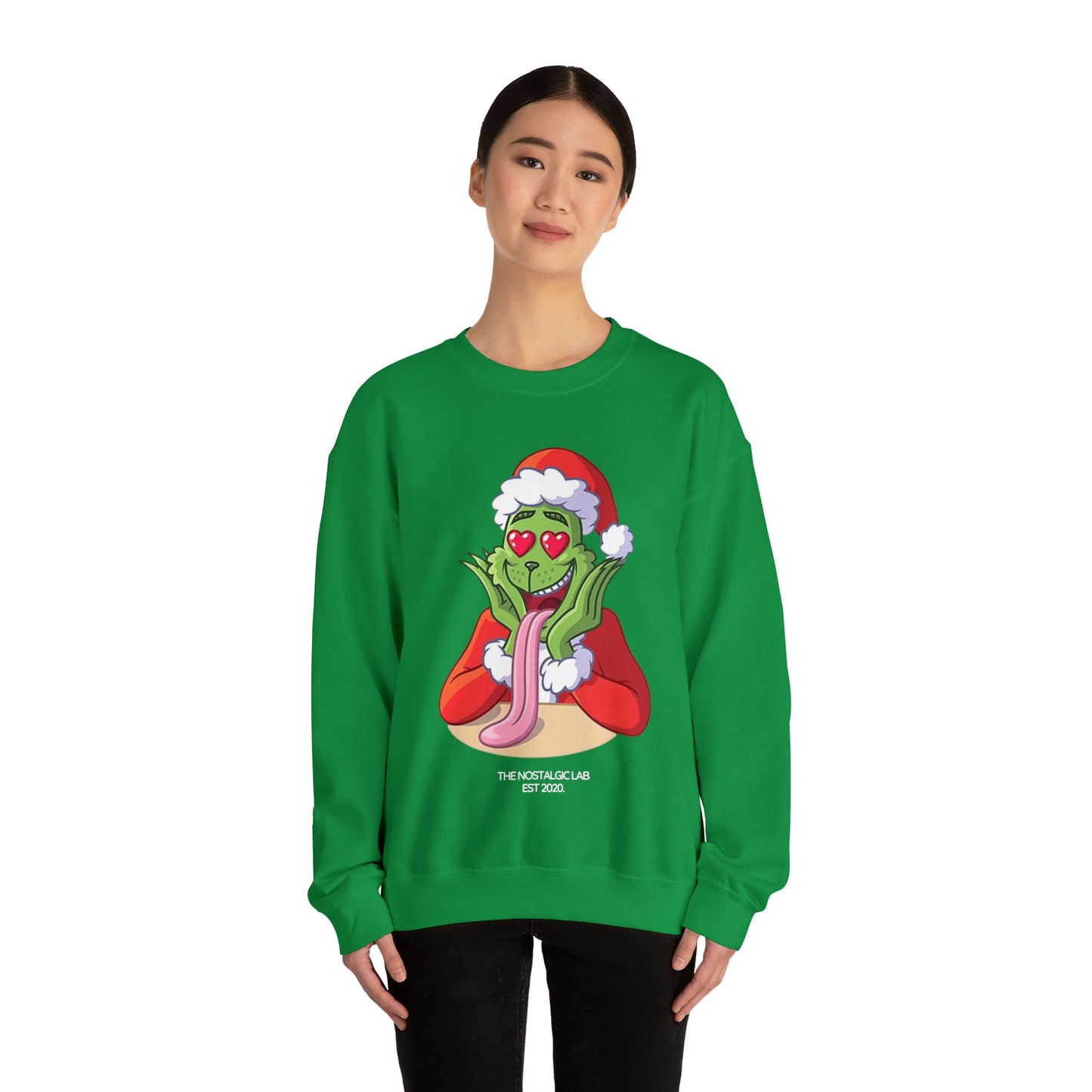 Grinch Heart Eyes Crewneck Sweatshirt
