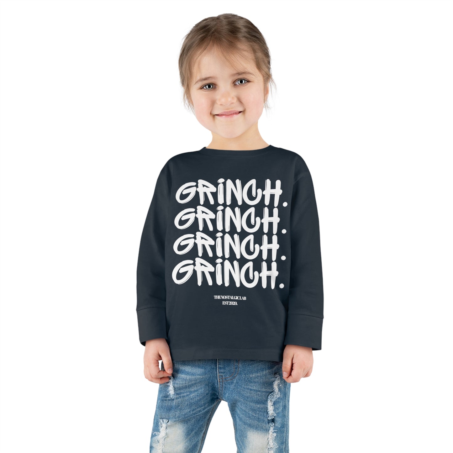 Grinch Graffiti Toddler Long Sleeve Tee