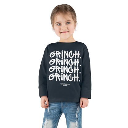Grinch Graffiti Toddler Long Sleeve Tee